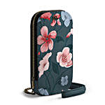 DailyObjects Teal Blooms- TallBoi Crossbody Bag