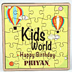 Kids World Birthday Personalised Puzzle
