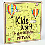Kids World Birthday Personalised Puzzle