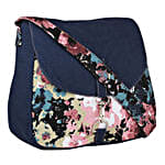 Indigo & Multicoloured Canvas Cross-Body
