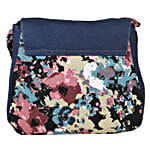 Indigo & Multicoloured Canvas Cross-Body
