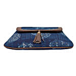 Indigo Tassel Detail Sling Bag