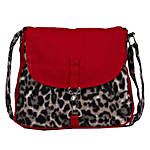 Red Tiger Canvas Cross-Body