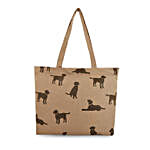 Scattered Dog Print Tote