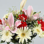 Elegant Flowers Vase Arrangement