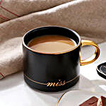 Miss Printed Mug With Spoon