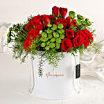 Red & Green Flowers In FNP Box