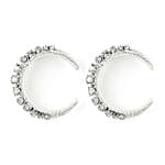 Estele AD Crystal Moonlight Stud Hoops