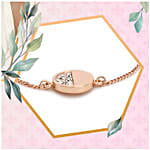 Estele Rose Gold Swarovski Bracelet