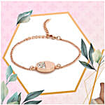 Estele Rose Gold Swarovski Bracelet