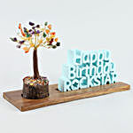 Happy Birthday Rockstar Table Top & Wish Tree