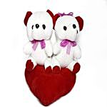 Valentines White Couple Teddy Bear