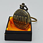 Antique Pocket Watch & Keychain- Mom