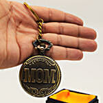 Antique Pocket Watch & Keychain- Mom