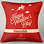 Happy Valentine Day Personalised Cushion