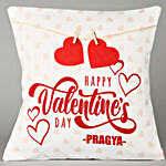 Personalised Happy Valentine Day Cushion