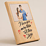 Personalised I Love You Plaque