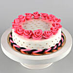 Roses Around Designer Truffle Cake- 1 Kg Eggless