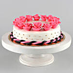 Roses Around Designer Truffle Cake- 1 Kg Eggless