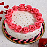 Roses Around Designer Truffle Cake- 3 Kg Eggless