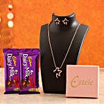 Pretty Necklace Set With Cadbury Fruit and Nut