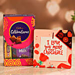 I Love You More Table Top With Cadbury Celebrations Box