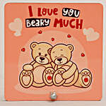 Love You Beary Much Table Top With Kitkat Chocolates