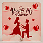 You & Me Table Top With Small Cadbury Celebrations Box