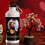 Happy V-Day Personalised Bottle & Wish Tree