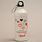 Colourful Hearts V-Day Personalised Bottle & Cadbury Dairy Milk