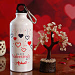 Colourful Hearts V Day Personalised Bottle and Wish Tree