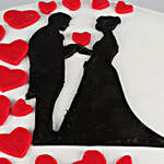 Love Couple Designer Cake- 1 Kg