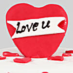 Love U Hearts Designer Cake- 1 Kg