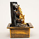 Ganesha Diya Shaped Fountain- Golden