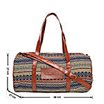 KLEIO Fabric Duffle Bag- Multi Color