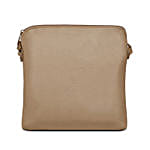 KLEIO Leatherette Sling Bag Beige