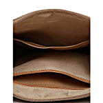KLEIO Leatherette Sling Bag Beige