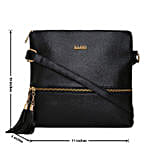 KLEIO Leatherette Sling Bag Black