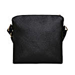 KLEIO Leatherette Sling Bag Black