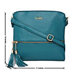 KLEIO Leatherette Sling Bag Olive Green