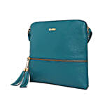 KLEIO Leatherette Sling Bag Olive Green