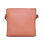 KLEIO Leatherette Sling Bag Peach