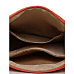 KLEIO Leatherette Sling Bag Peach