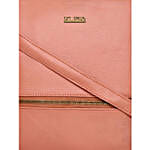 KLEIO Leatherette Sling Bag Peach