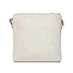 KLEIO Leatherette Sling Bag White