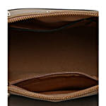 KLEIO Leatherette Twin Colour Hand Bag Beige