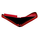 KLEIO Leatherette Wallet Clutch Red