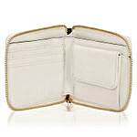 KLEIO Leatherette Wallet Clutch White