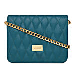 KLEIO Quilted Sling Bag- Olive Green