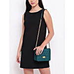 KLEIO Quilted Sling Bag- Olive Green